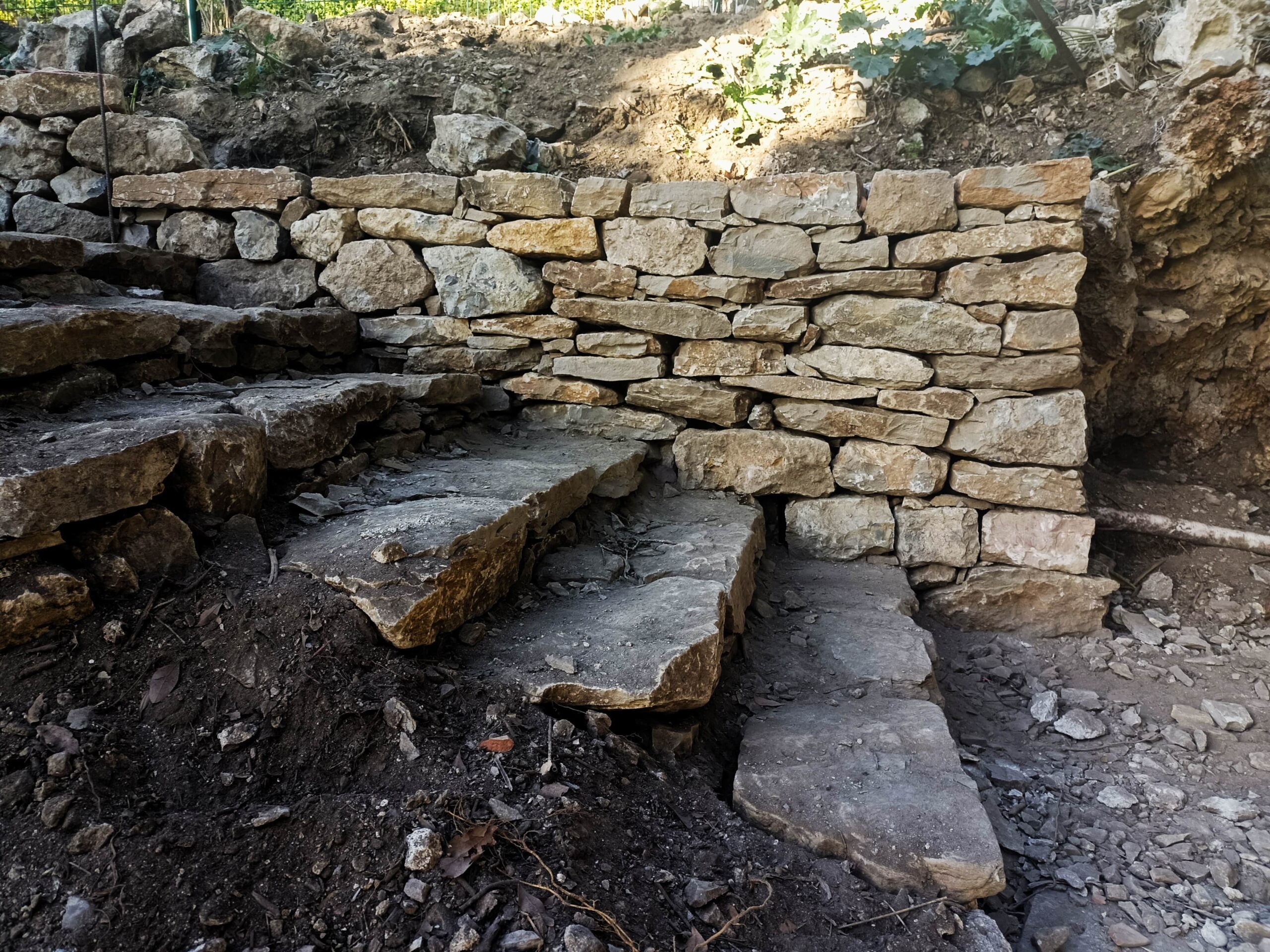 Création de restanques au cap brun (Toulon)